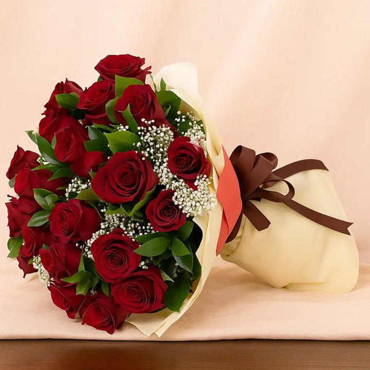 The Eternal Love Bouquet: Classic Red Roses